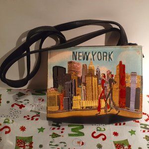 New York Pattern Min Bag Frankie & Johnny